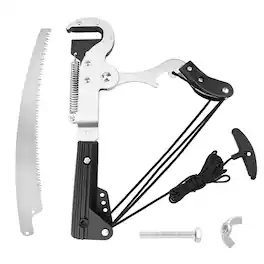 JETRANSPORT - Extendable Tree Pruner Shears Head And Without Pole High-altitude 4 Pulleys Save Half Of Your Effort Pruning - Default