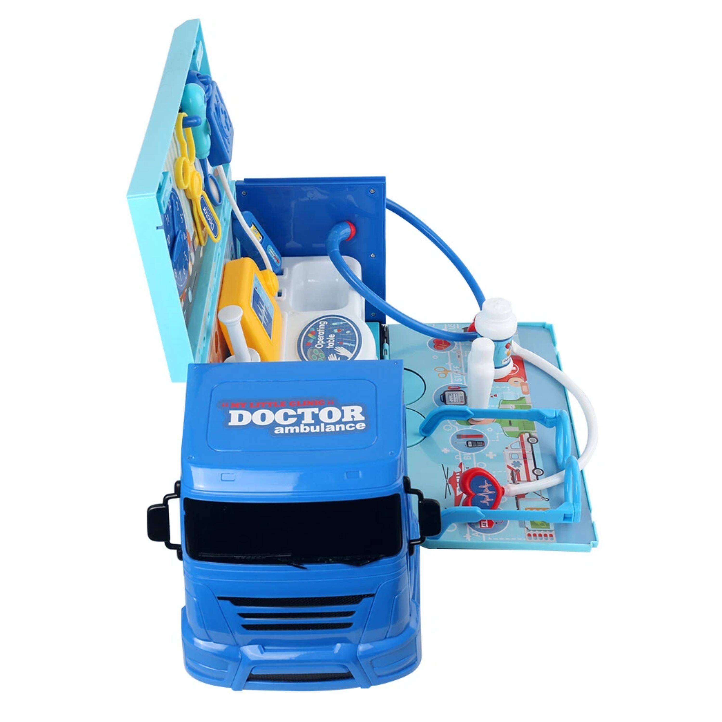 I Operating table  
8 UITTLE CLINIC  
DOCTOR ambulance