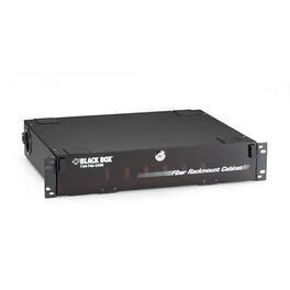 Black Box Network Services - Rackmount Fiber Enclosure - 2U, 6-Slot Adapter