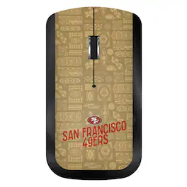 Keyscaper - San Francisco 49ers 2024 Illustrated Limited Edition Wireless Mouse - Wireless - Black