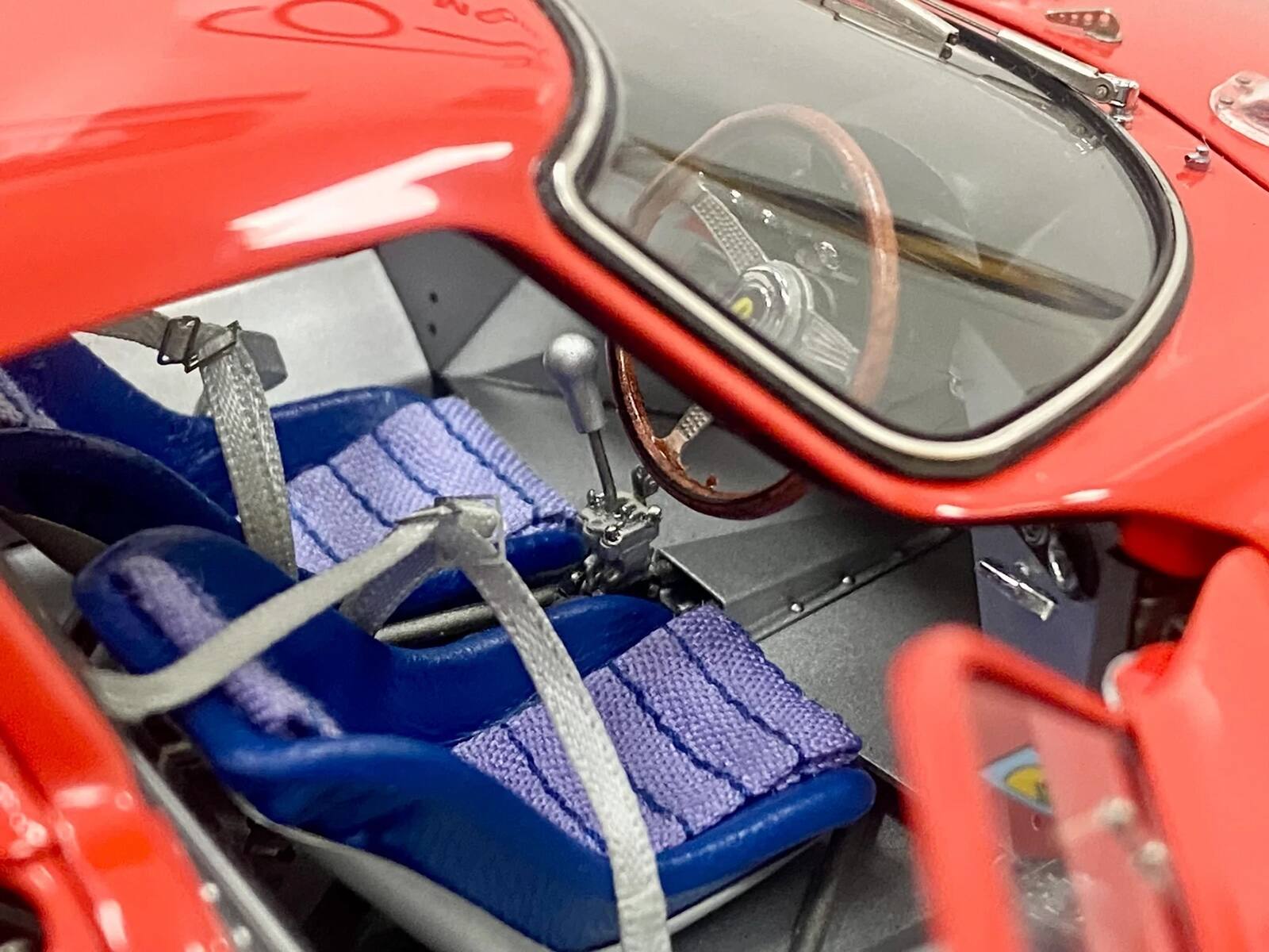 Alt View 2. CMC - Ferrari 250 LM RHD #7 "12 Hours of Reims" (1964) Limited Edition to 1500 pieces Worldwide 1/18 Scale Model Car by CMC.
