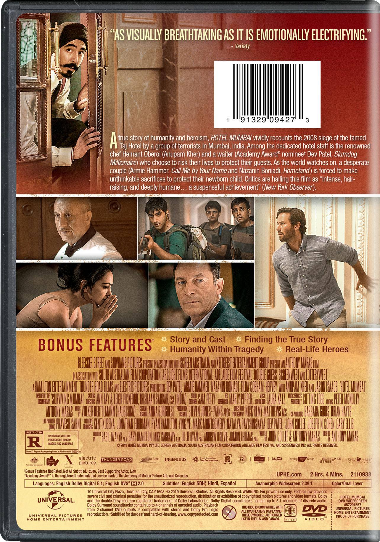 Angle. Hotel Mumbai [DVD].