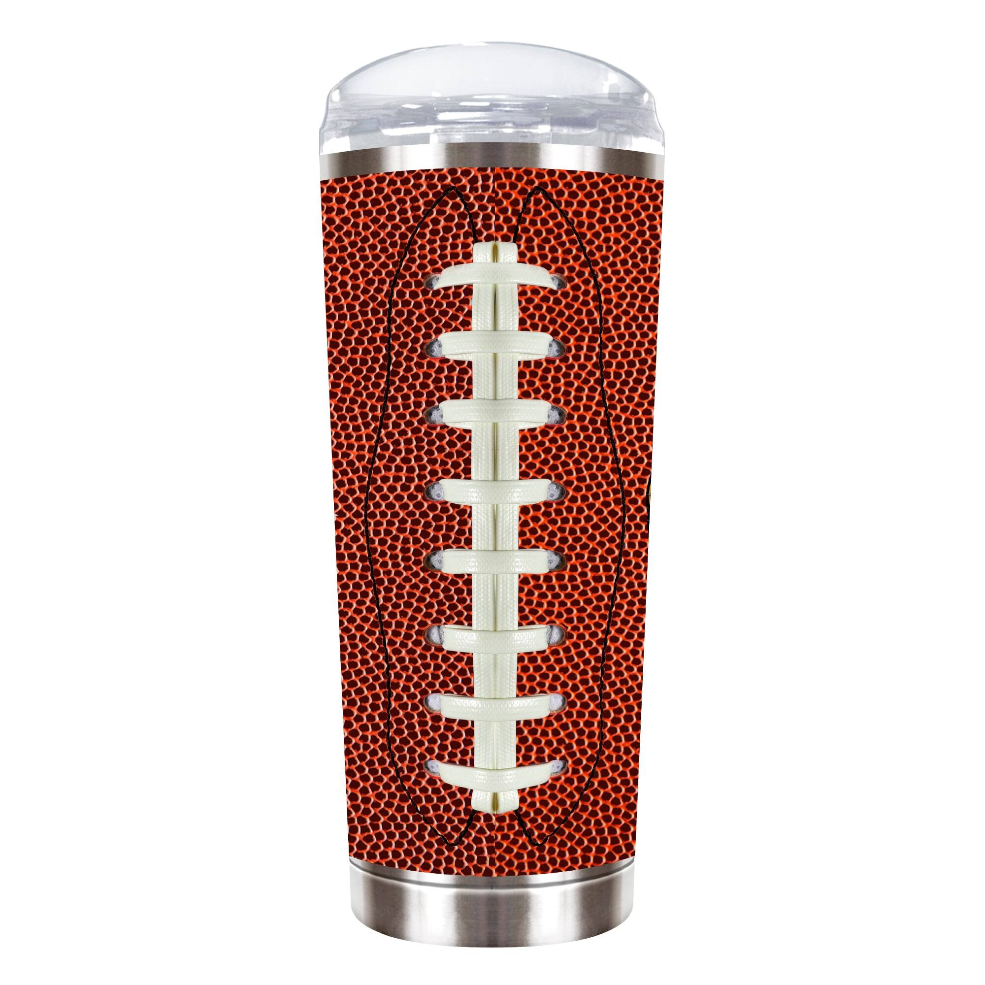 Alt View 2. Great American Products - 18oz. Roadie Game Ball Tumbler - Brown.