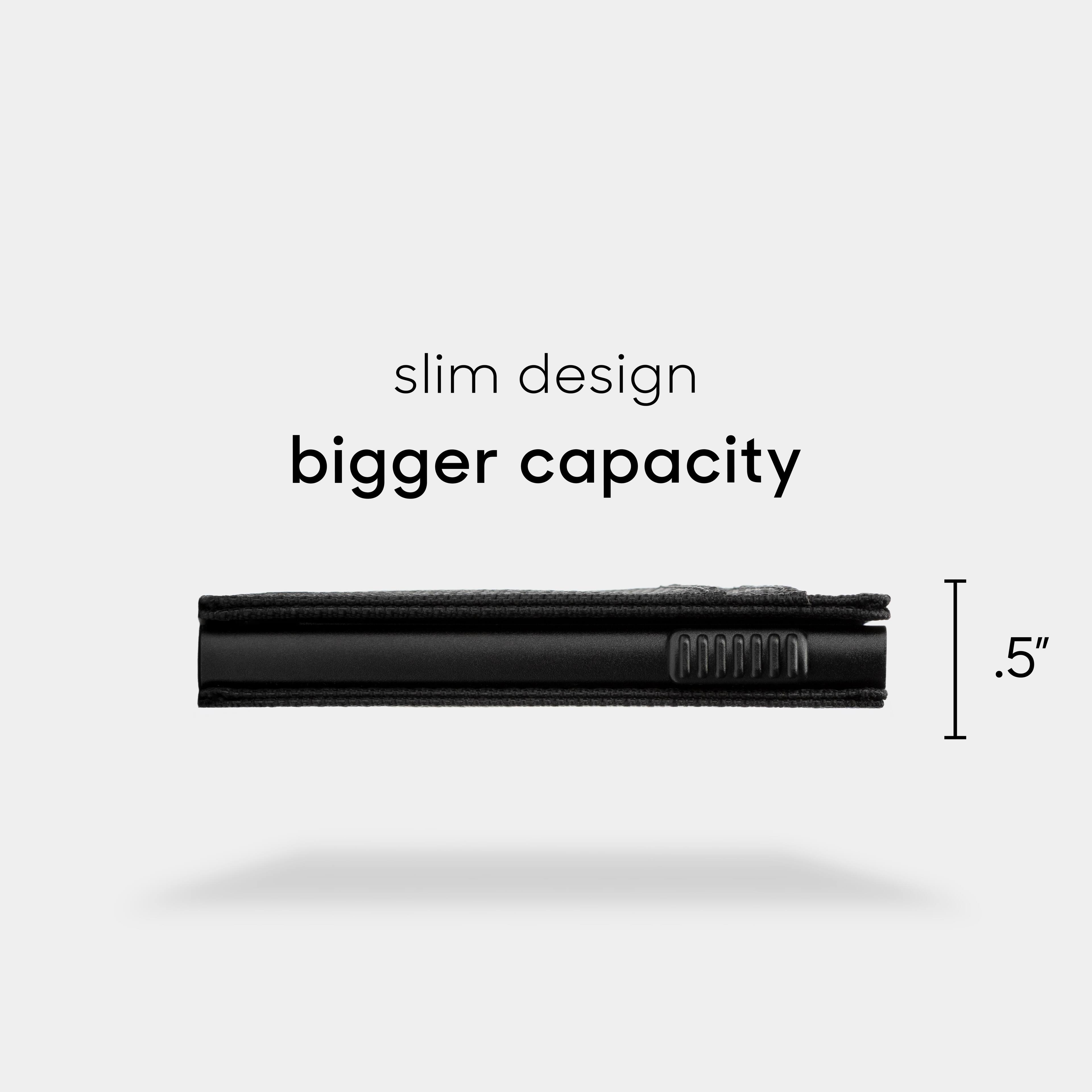slim design bigger capacity .5"