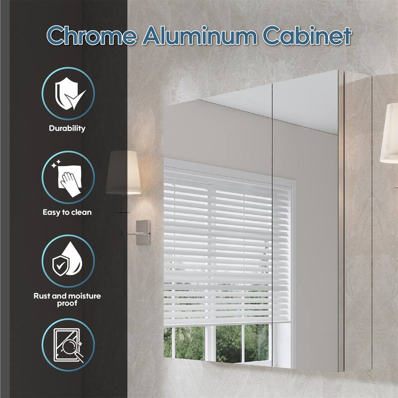 Chrome Aluminum Cabinet

- Durability
- Easy to clean
- Rust and moisture proof