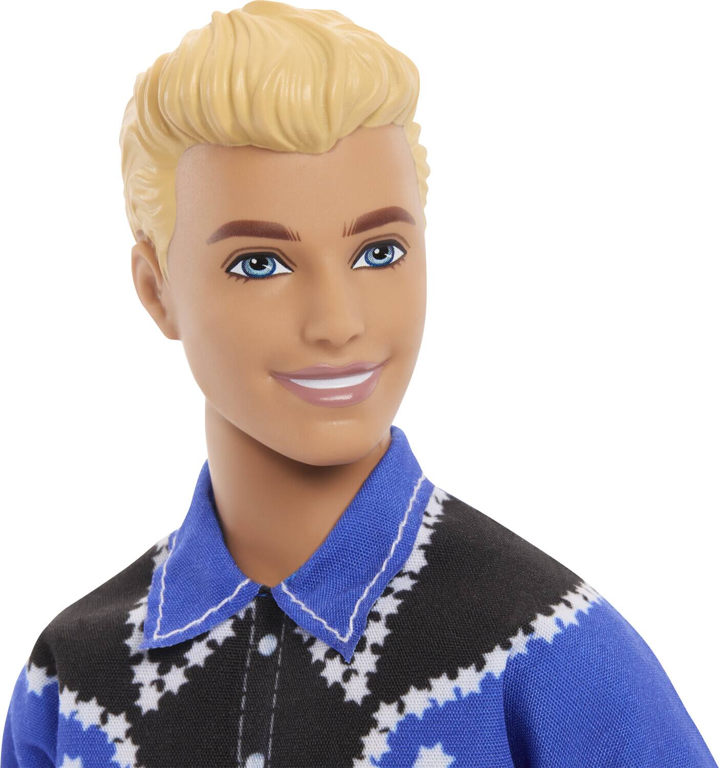 Alt View 3. Mattel - Barbie Ken Fashionista Doll, Blonde with Western Look, 65th Anniversary   - Collectibles - Multicolor.