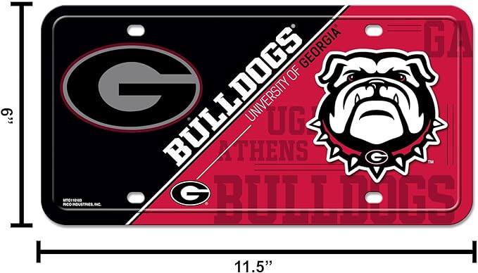6" | GEORGIA GA OF 9 BULLDOGS UNIVERSITY UG / ATHENS G TM MT0110100 G BULLDOGS FICO INDUSTRIES INC. 11.5"