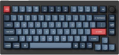 Keychron V1 Max 75% Custom Wireless RGB Mechanical Keyboard with Keychron V1 Max 75% Custom Wireless RGB Mechanical Keyboard with