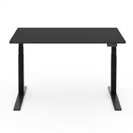 FlexiSpot - E7Pro 55''W Electric Adjustable Standing Desk Chipboard, / - Black