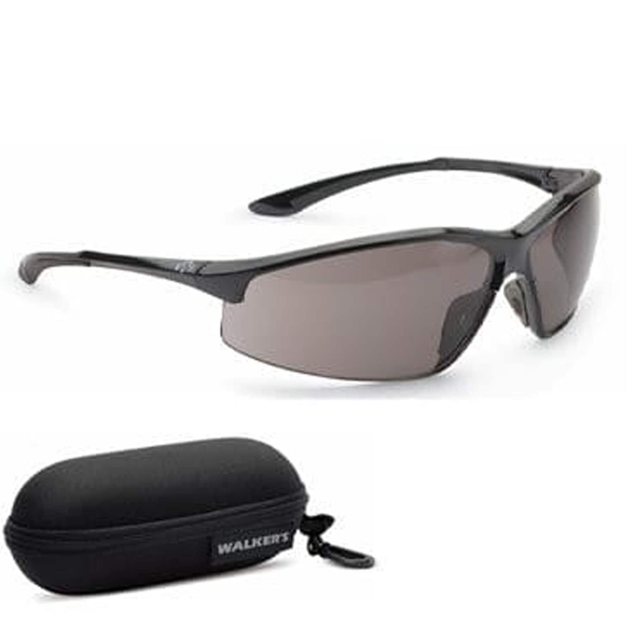 Walker’s - Walker's Tanker Open Full Frame Shooting Glasses w/Case - Smoke price history on PriceWatchPro