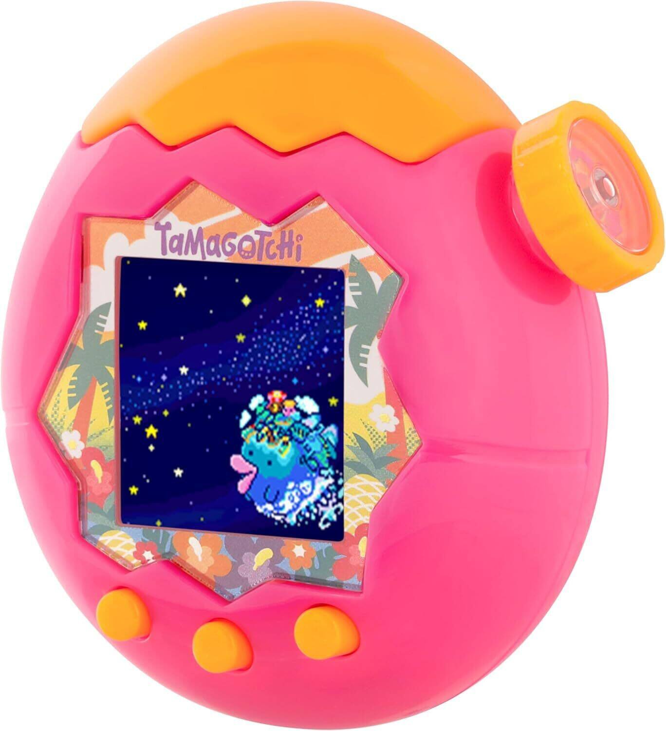 Alt View 1. Bandai - Bandai Tamagotchi Paradise - Orange Tropics Interactive Digital Pet Toy - Orange.