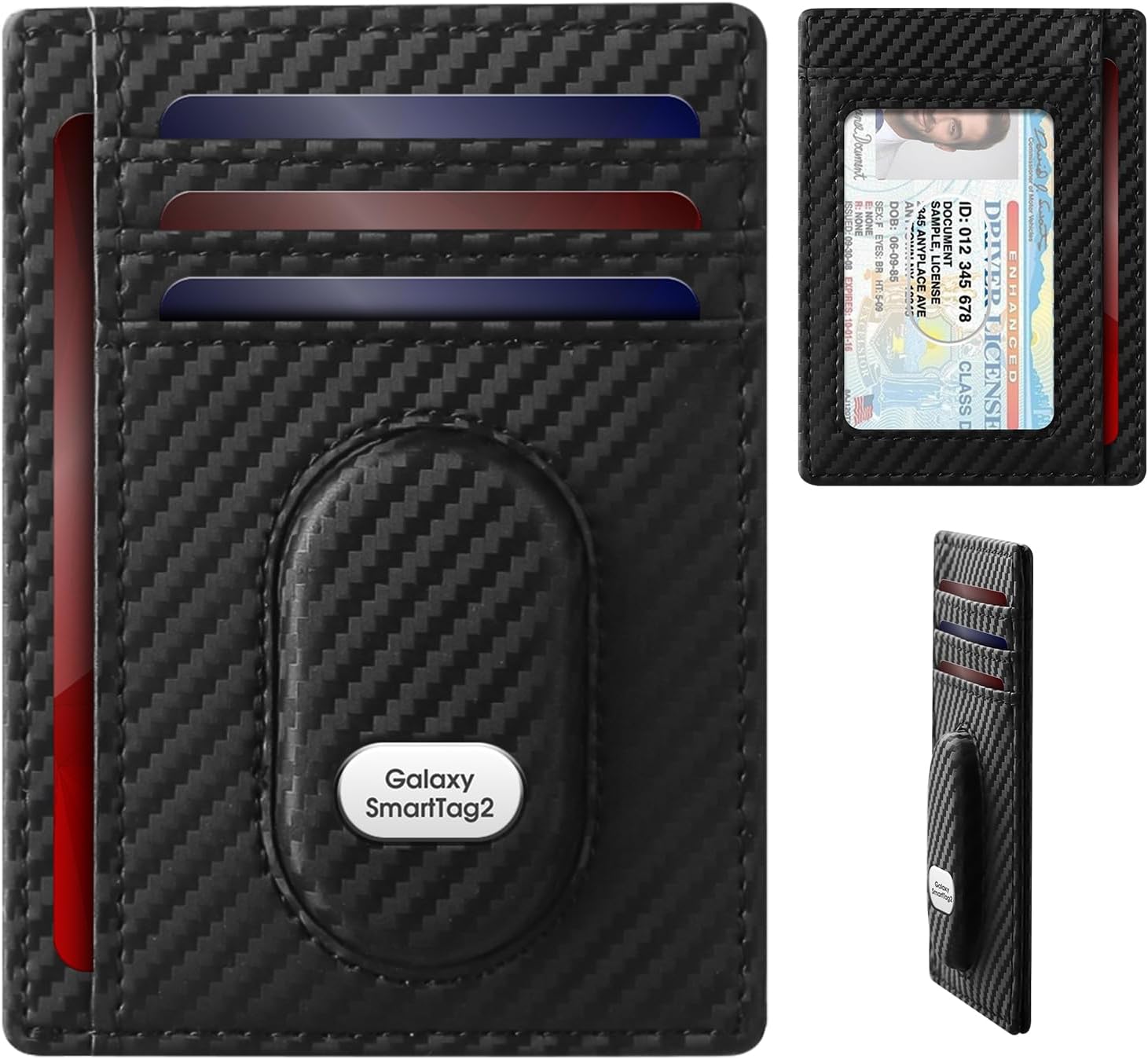 Sure, here is the corrected and grouped text from the image:
---
**Document a - 3**
- SEX: F
- DOB: 06-09-85
- ID: NONE
- SAMPLE
- DOCUMENT 09:20.00
- 012 T.5-09 C
- 345 ANYPLACE AVE
- LICENSE 345 678 0-01-16
- CLASS - DRIVER LICENSE ENHANCED
---
**Galaxy SmartTag2**
---
**Driver License**
- ID: 0012
- DRIVER LICENSE
- ENHANCED
- CLASS D
- 345 ANYPLACE AVE
- 678
- 0-01-16
---
**Galaxy SmartTag2**
---