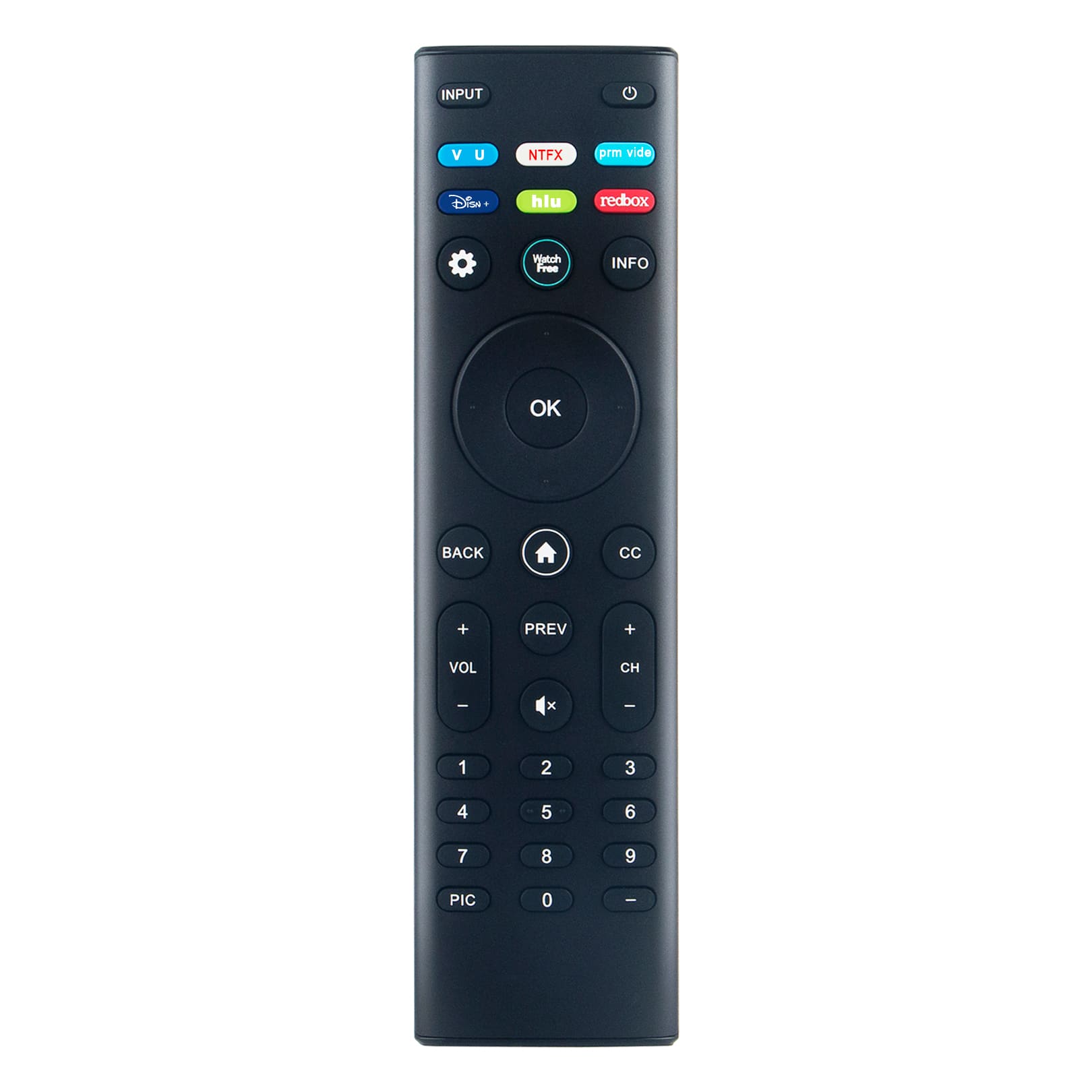 VINABTY - New XRT140L Replaced remote control Fits for Vizio D-Series M-Series P-Series V-Series UHD LED LCD Smart TV. - Black