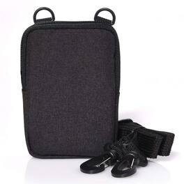 Zink - Soft Camera Case – Camera & Printer Travel Case with Pocket, Zipper & Shoulder Strap - Black