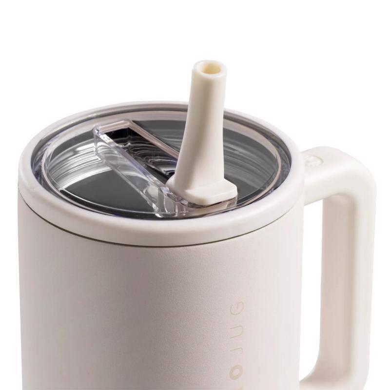 Alt View 3. HydroJug - 32 oz Cream BPA Free Travel Tumbler - Cream.