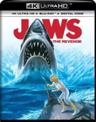 Front. Jaws: The Revenge - 4K Blu-Ray.