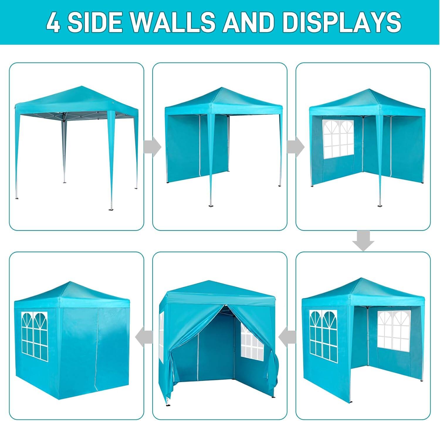 4 SIDE WALLS AND DISPLAYS