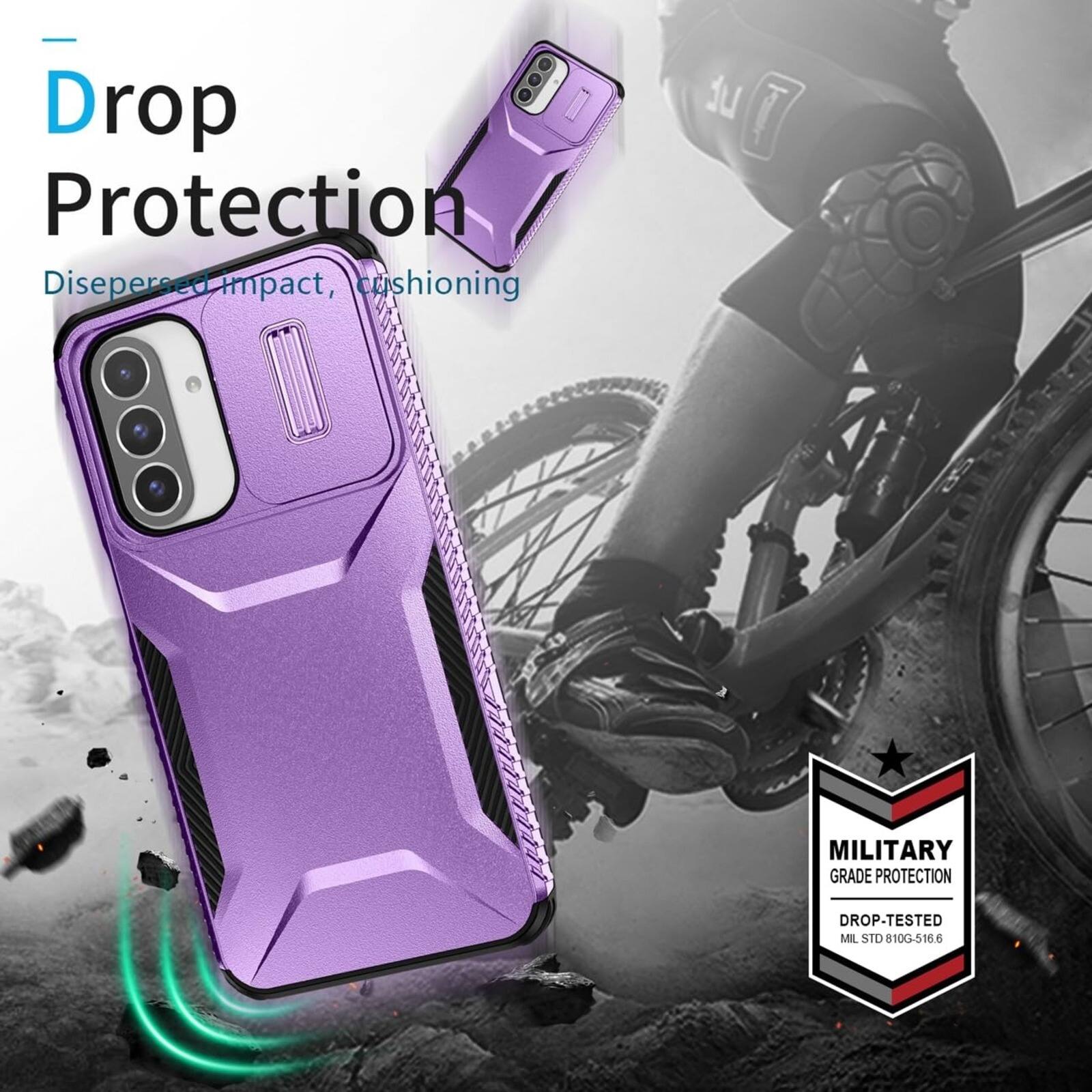 Drop Protection  
Dispersed Impact, cushioning  

MILITARY GRADE PROTECTION  
DROP-TESTED MIL STD 810G-516.6