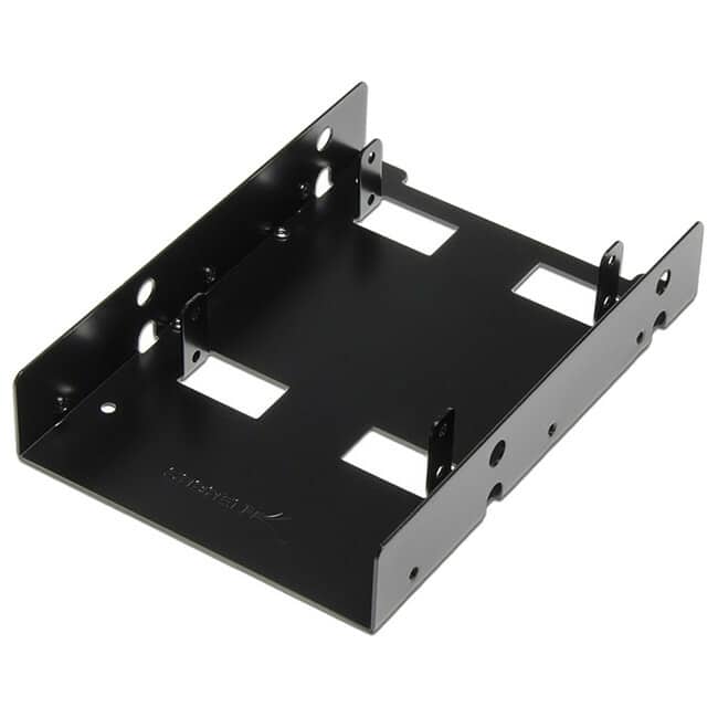 Sabrent - BK-HDDF Drive Bay Adapter Internal - 2 x Total Bay - 2 x 2.5" Bay