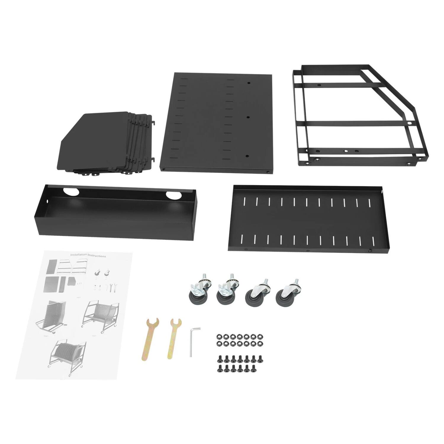 Back. Stock Preferred - 10-Slot Laptop & Tablet Charging Station - Black.