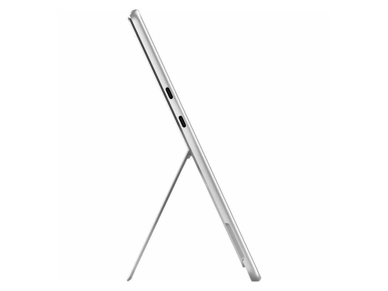 Back. Microsoft - Microsoft Surface Pro Copilot+ PC 13" Touchscreen 16GB RAM 256GB SSD Windows 11 Home - Platinum - Gray.