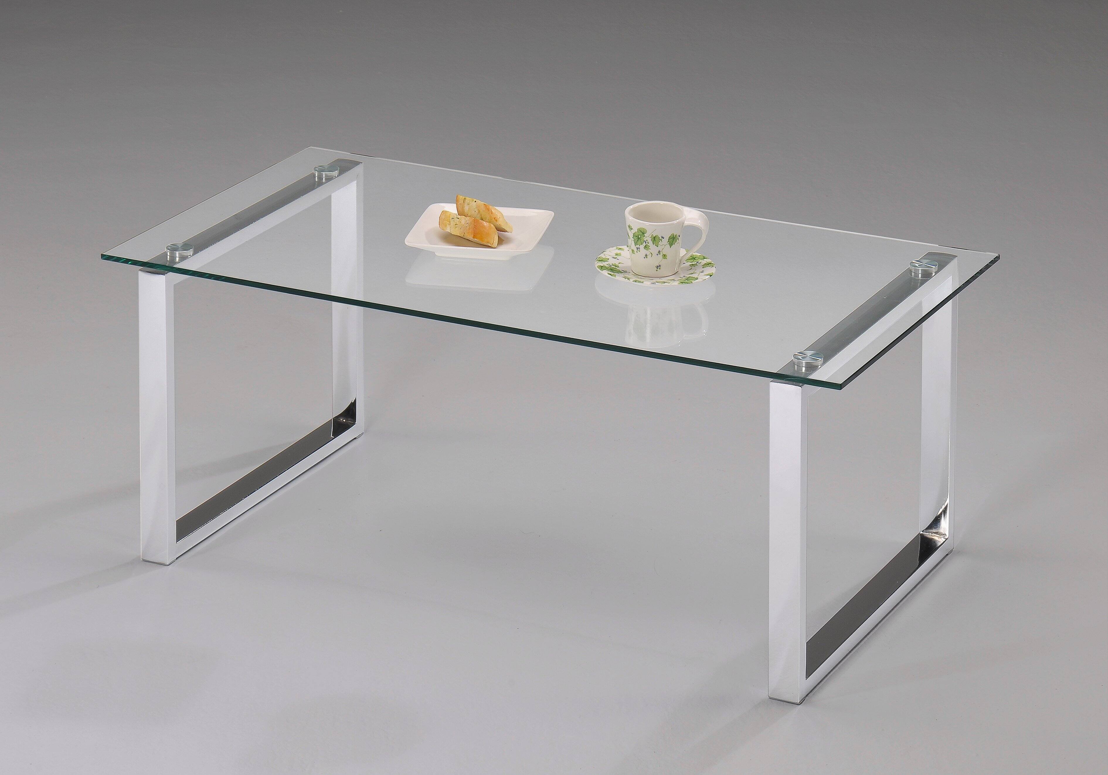 Angle. Kings Brand Furniture - Kings Brand Furniture Bevan Chrome With Glass Top Coffee Table - Chrome.