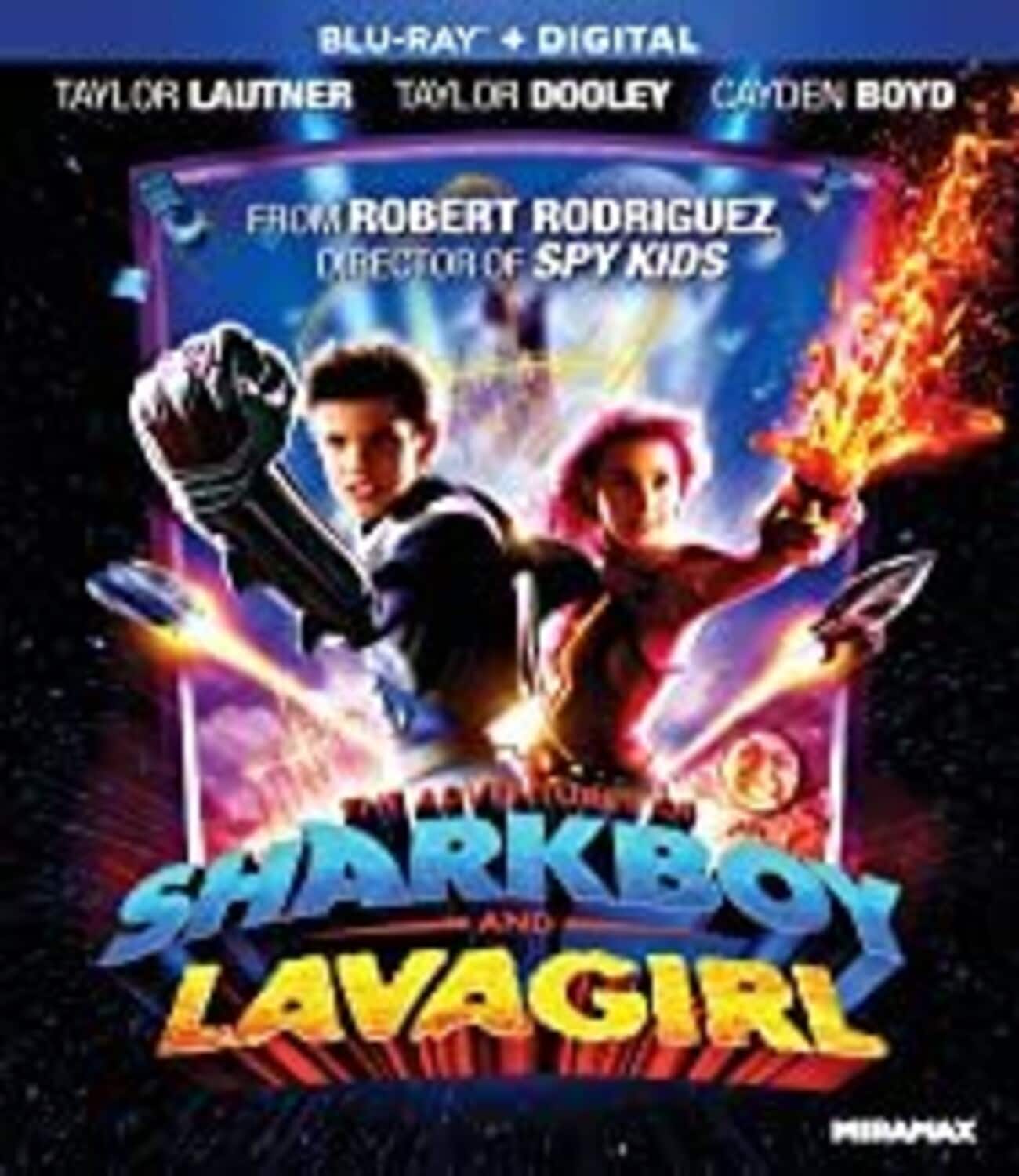Front. The Adventures of Sharkboy and Lavagirl   - BLU-RAY.