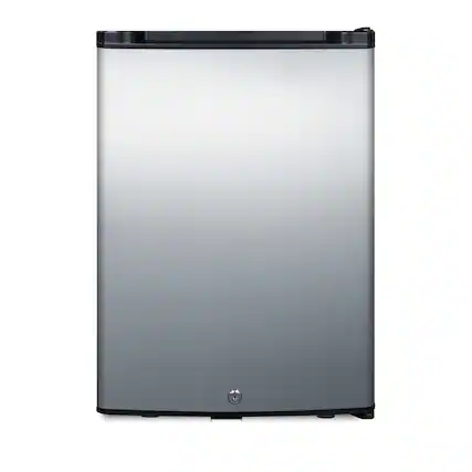 Front. Summit Appliance - 16" Wide Compact Minibar - Black.