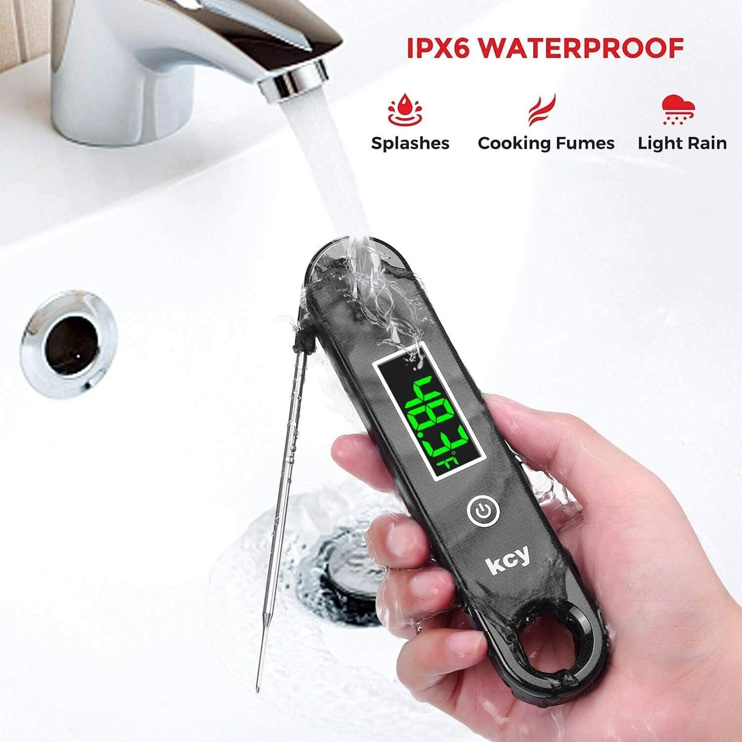 IPX6 WATERPROOF  
Splashes Cooking Fumes Light Rain  
#E'E'R kcy
