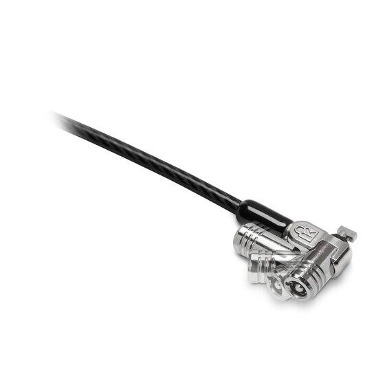Left. Kensington - Kensington MicroSaver 2.0 Keyed Laptop Lock - Master Keyed On Demand - 6 ft Cable - Master Keyed Lock - Carbon Steel.