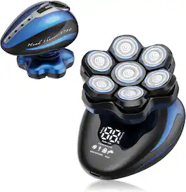 Dazzed Corner - Head Shaver for Bald Men, LED Display, IPX6 Waterproof, Rechargeable Razor