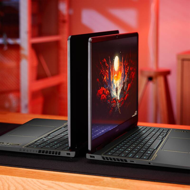 Alt View 8. HP - HP OMEN 16" Gaming Laptop,Intel i7 14650HX,32GB RAM,1TB SSD+1TB Dock Set,GeForce RTX 5060,Backlit Keyboard,Win 11,Black - Black.