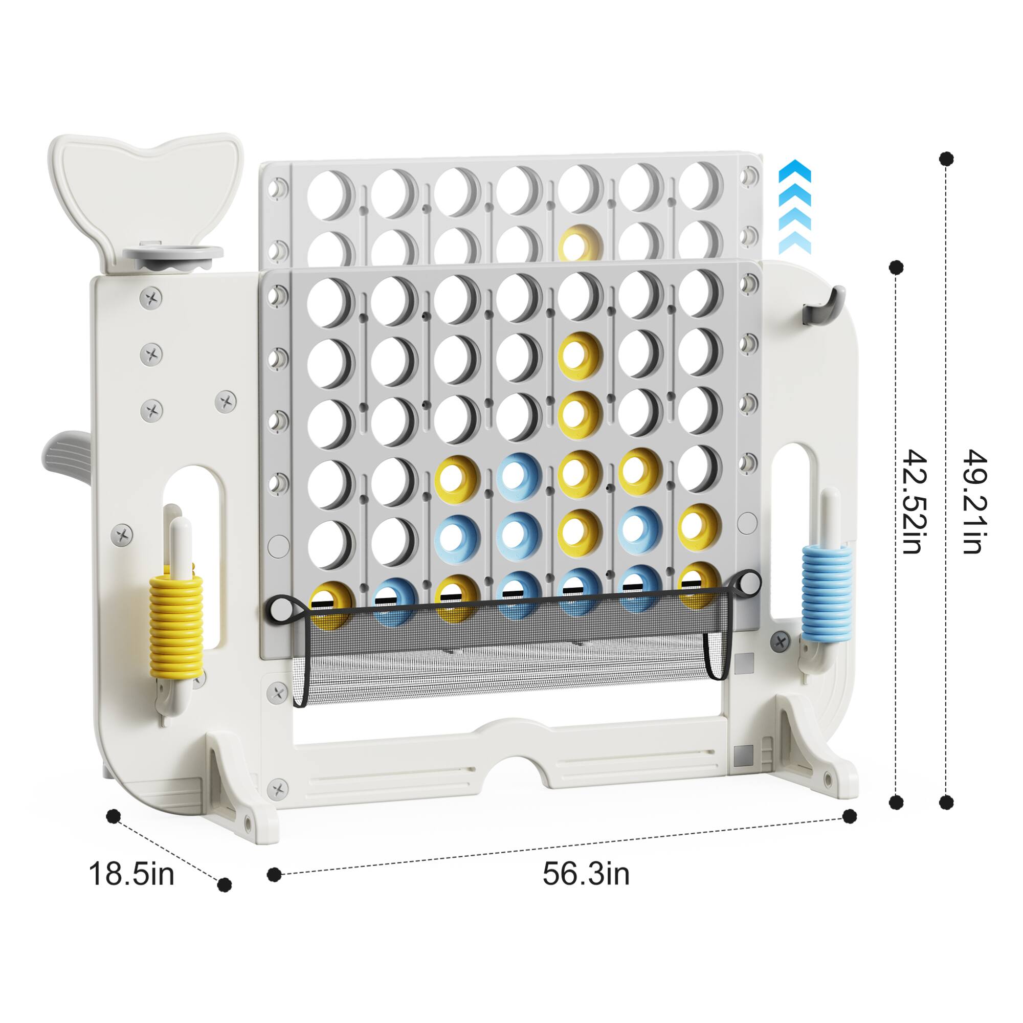 42.52in x 49.21in x 18.5in 56.3in