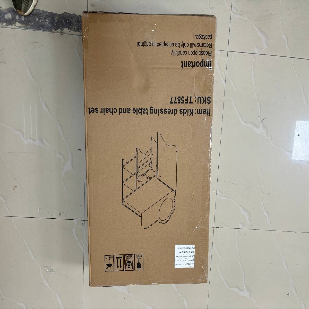 Please open carefully. Returns will be accepted only if original package is important.

TF5877 SKU: 1000

-