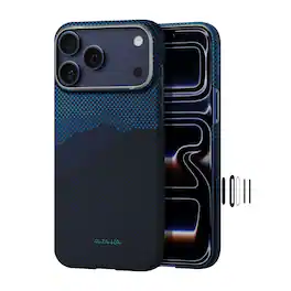 Pitaka - iPhone 17 Pro Case 6.3" Compatible with MagSafe, Ultra-Slim Case With Caseless Touch Feeling, Aramid Fiber Woven - Over the Horizon