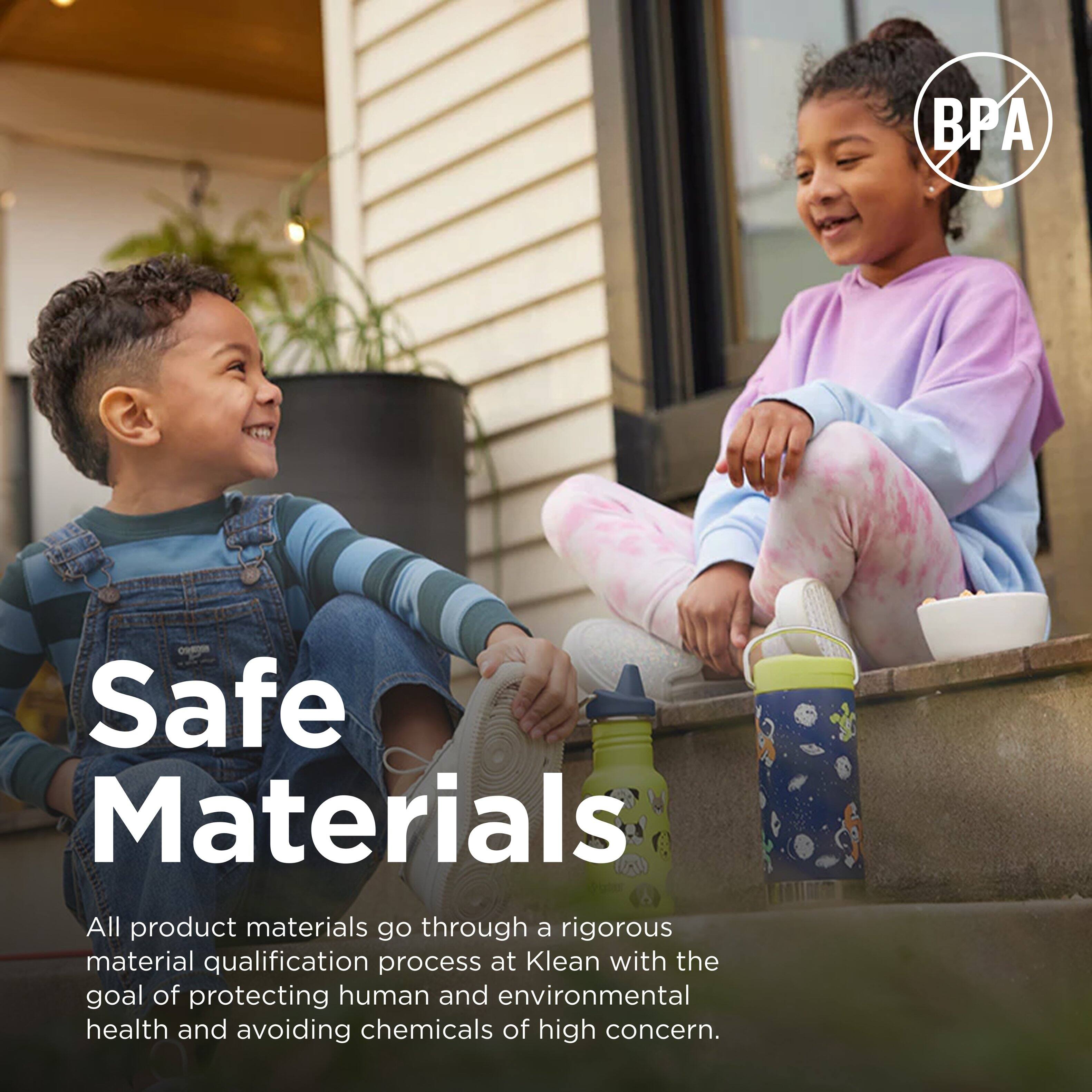 Safe Materials

All product materials go through a rigorous material qualification process at Klean with the goal of protecting human and environmental health and avoiding chemicals of high concern.