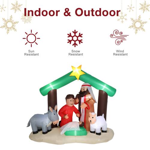 Indoor & Outdoor  
Sun Resistant  
Snow Resistant  
Wind Resistant