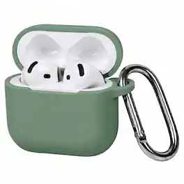 Vena - For Apple Airpods 4 Case Cover, Airpods Case 4, AirPods 4th Generation Silicone Case Supports Wireless Charging - Green