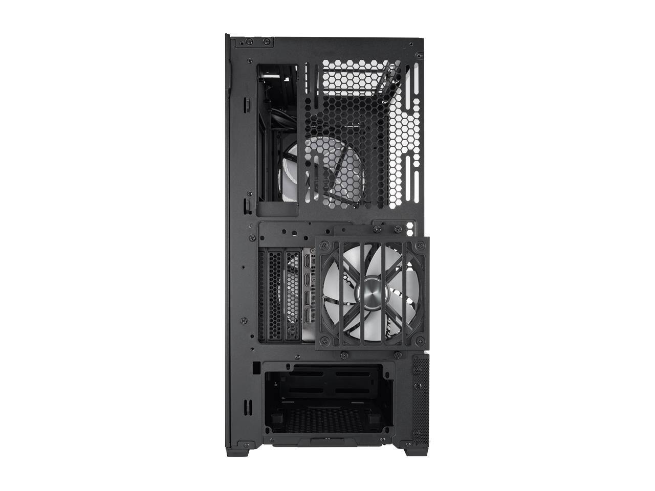 Lian Li LANCOOL 216X Black Steel Tempered Glass ATX Mid Tower with