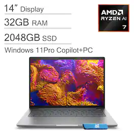 HP - ZBook 8 G1ak 14" FHD+ Mobile Workstation AI Laptop - AMD Ryzen AI 7 PRO 350 - 32GB Memory - 2TB SSD - Windows 11 Pro - Gray