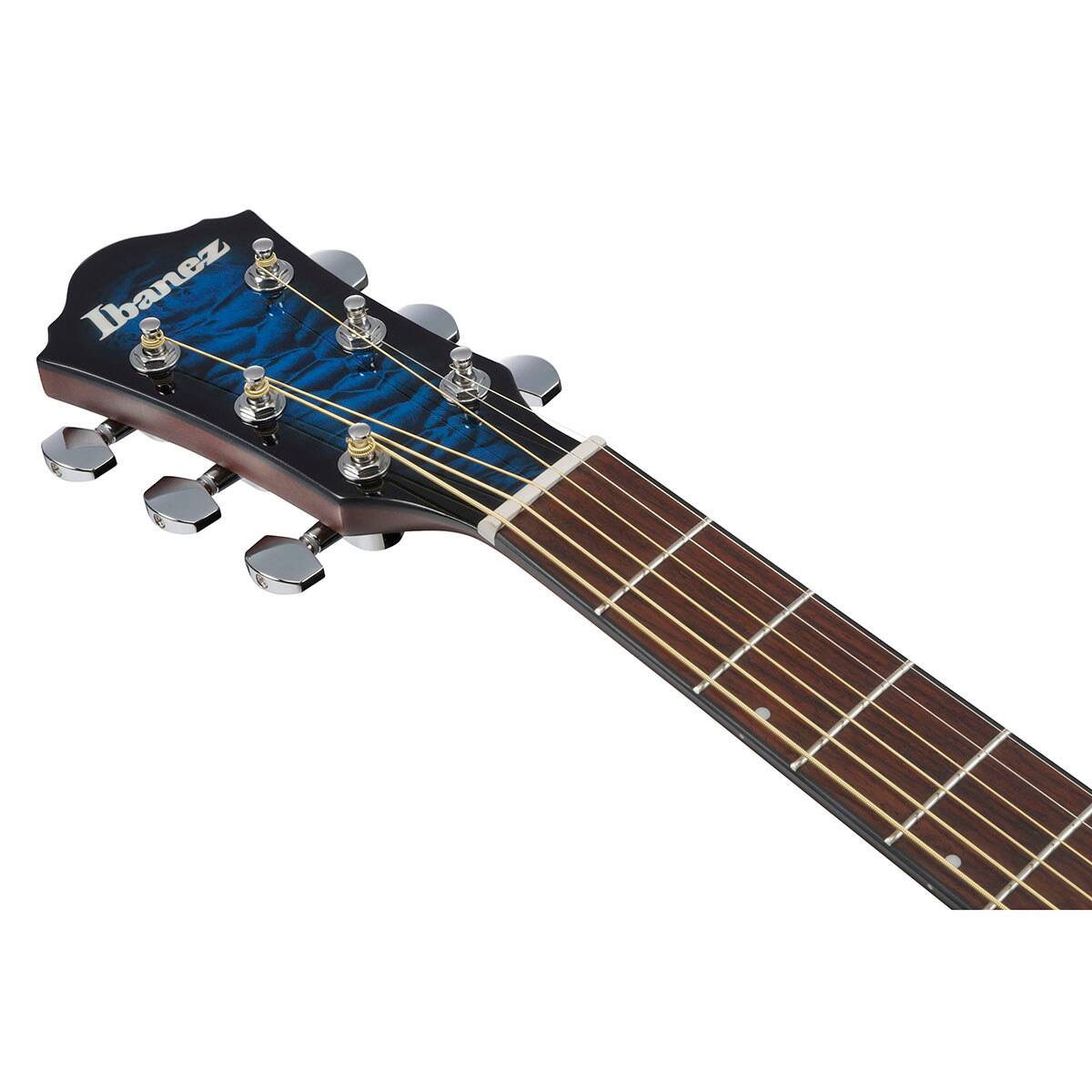 Alt View 7. Ibanez - Ibanez AEWC Series AEWC16QA Acoustic Electric Guitar.