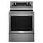KitchenAid - 6.4 Cu. Ft. Self-Cleaning Freestanding Electric Convection Range - Stainless Steel