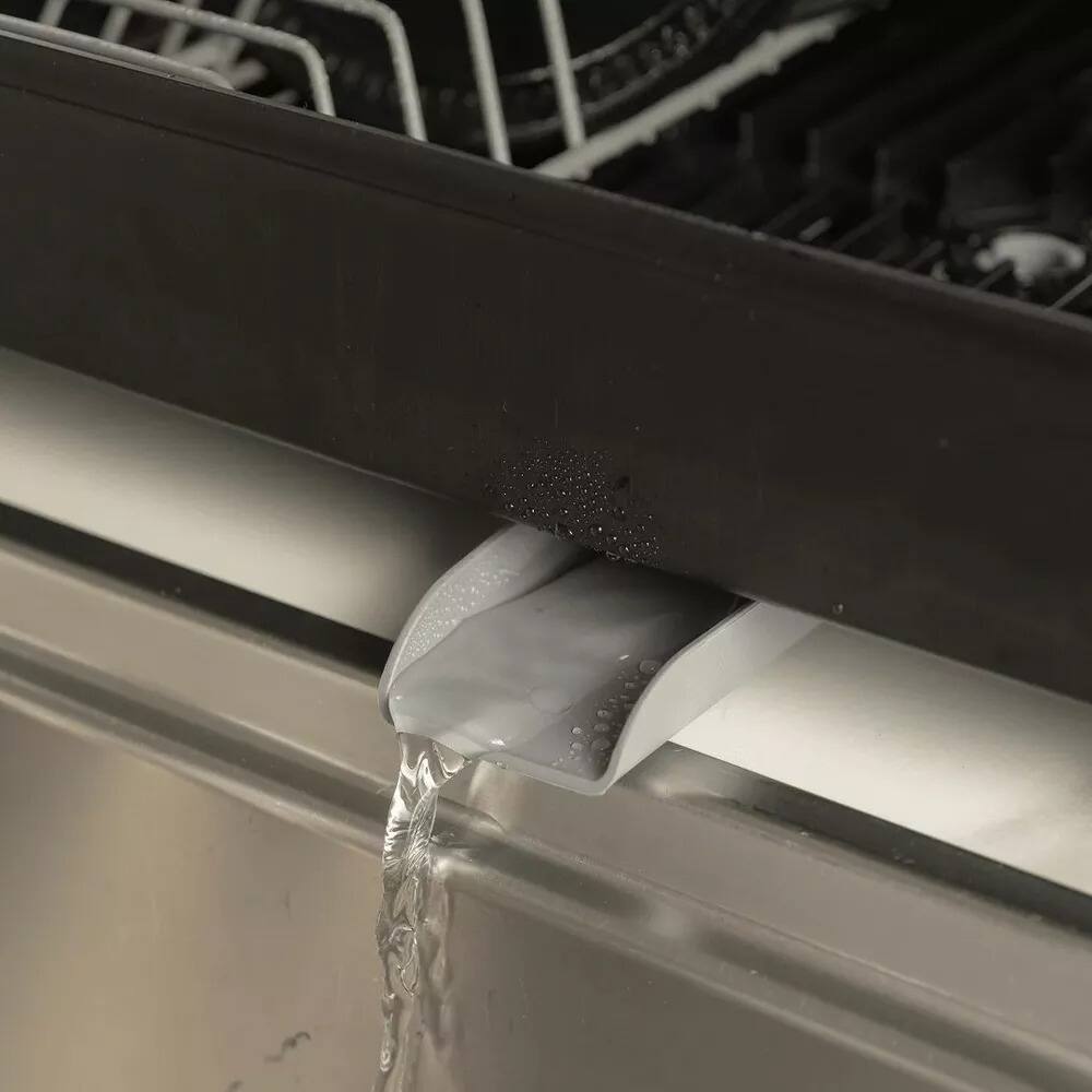 Alt View 1. OU - Sink Organizer Set, Compact Dish Rack with Drain Spout & 19 oz Soap Dispenser with Sponge Holder - Black.