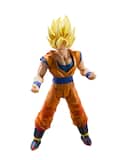 Bandai - 7" Super Saiyan Son Goku Figure - The Games Begin - Dragon Ball Z - Tamashii Nations S.H.Figuarts