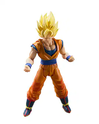 Front. Bandai - 7" Super Saiyan Son Goku - The Games Begin - Dragon Ball Z - Tamashii Nations S.H.Figuarts.