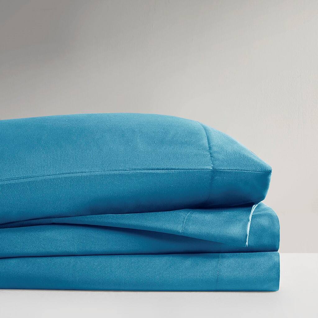 Alt View 3. Gracie Mills - Gracie Mills Ruby All-Season Microfiber Soft Touch Sheet Set - Teal.