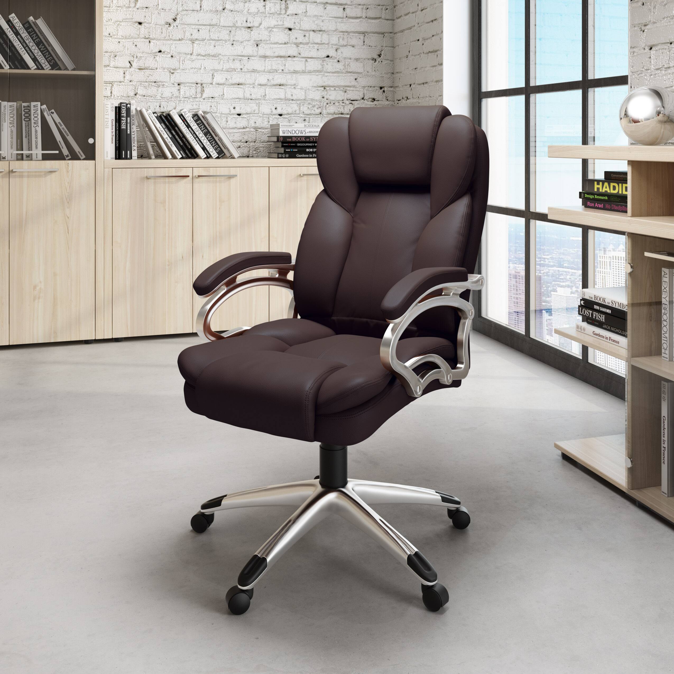 Alt View 12. CorLiving - Executive Office Chair - Espresso.