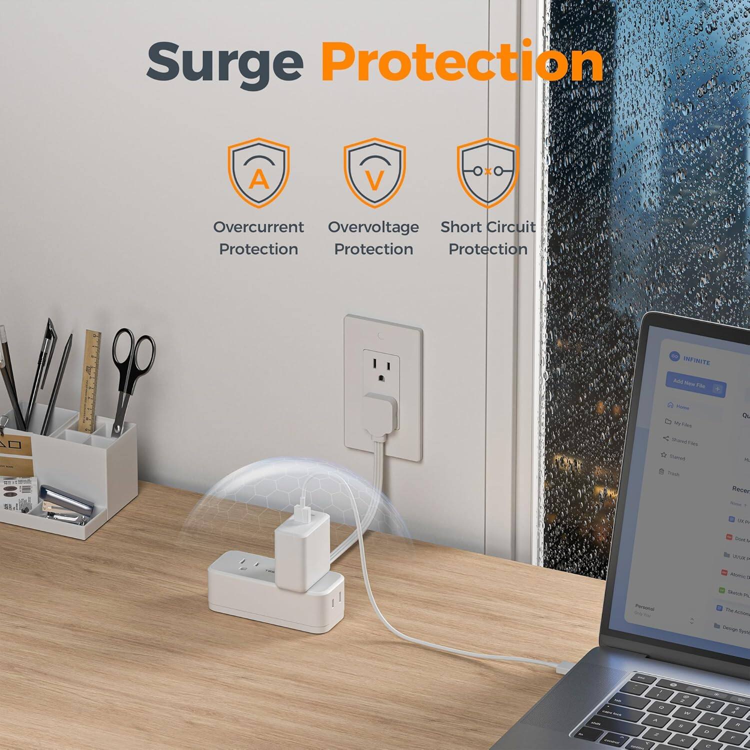 Surge Protection

- Overcurrent Protection
- Overvoltage Protection
- Short Circuit Protection