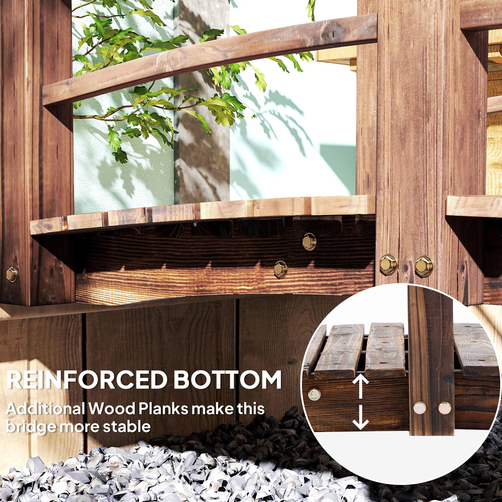 REINFORCED BOTTOM
Additional Wood Planks make this bridge more stable