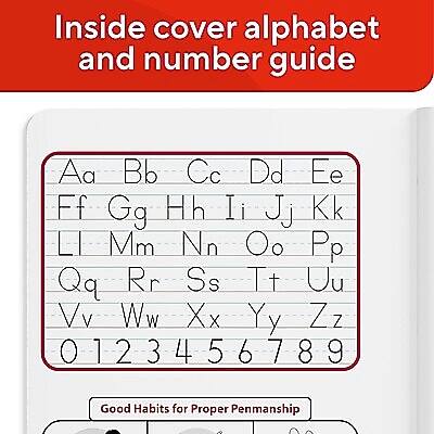 Staples Primary Composition Notebook, 7.5” x 9.75”, Primary Ruled, 100 ...